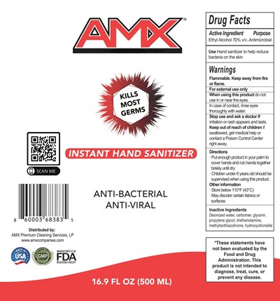 500 mL Label (Amx 500 mL)
